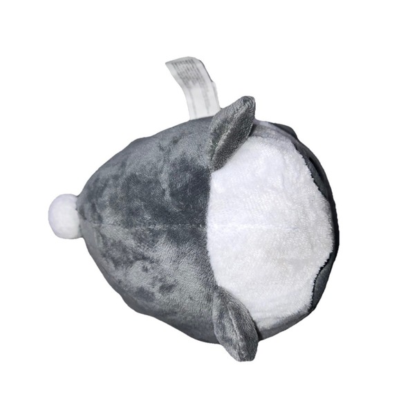 TeeTurtle Reversible Red Panda Plushie Happy Mad Mood Stuffed Toy Orange Gray - Picture 9 of 11